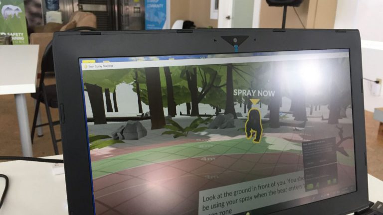 Virtual Reality bear safety training launches in Prince George