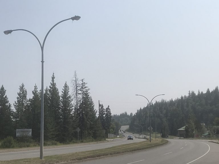 Smoky skies still hovering over Vanderhoof