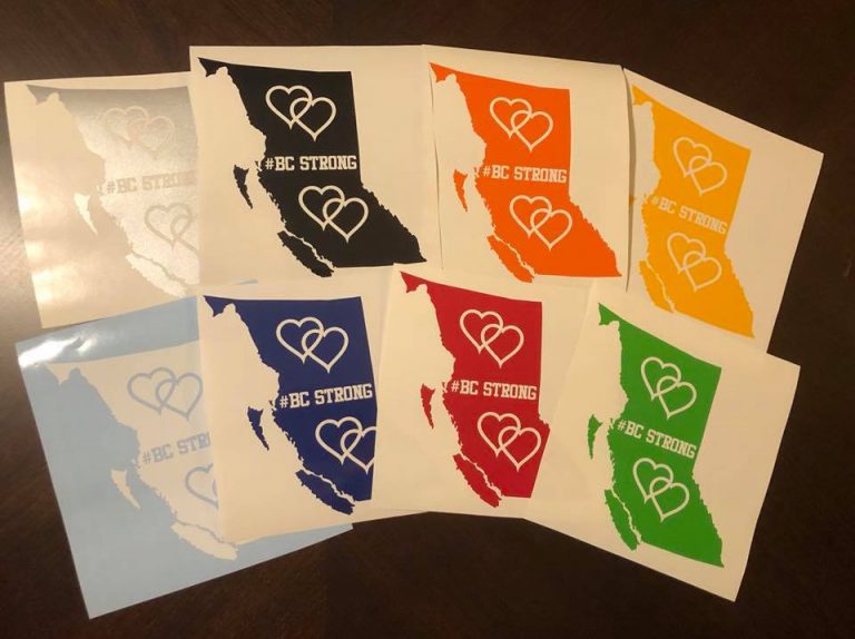 #BCStrong decals back for second year