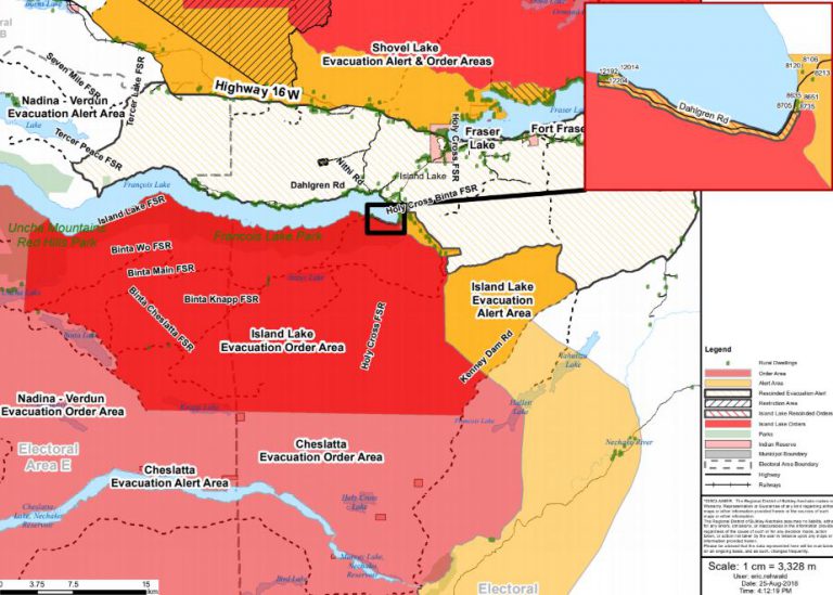 RDBN rescinds parts of multiple evacuation orders