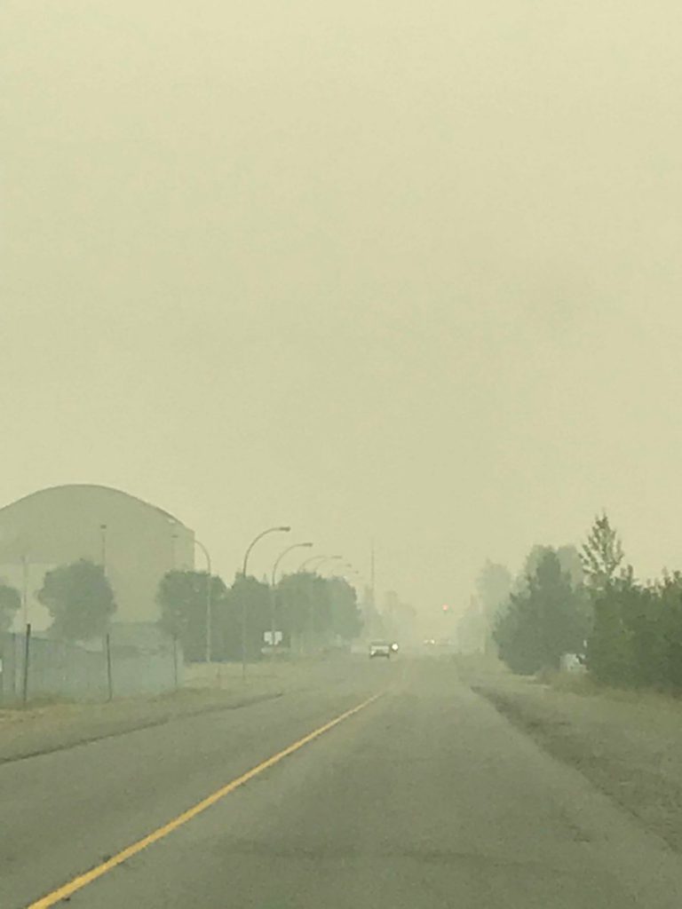 Fire straight weeks of smoky skies in Northern BC