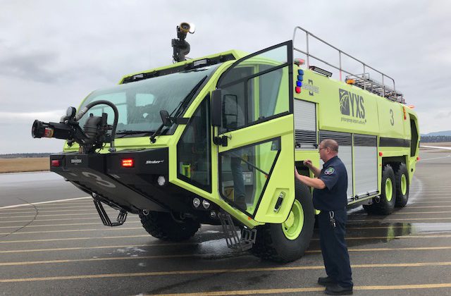 New emergency vehicle at YXS