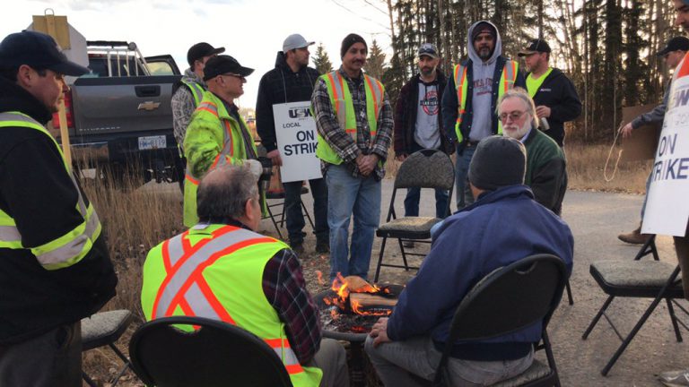 WATCH: PG sawmill workers head to the picket lines