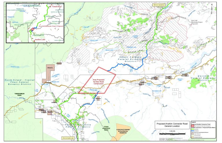 BC Government seeking input on proposed road between Vanderhoof, Anahim Lake