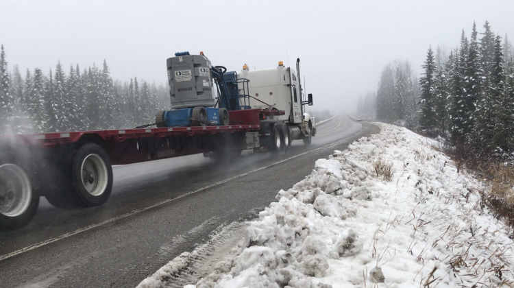 WATCH: Bus crash north of PG prompts RCMP to warn winter conditions