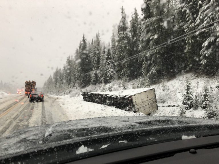 WATCH: Winter weather causing collisions in Prince George