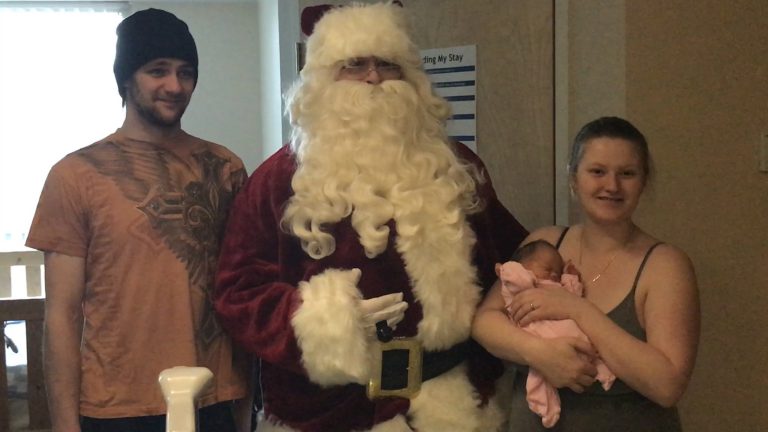 All smiles for Santa Claus at UHNBC