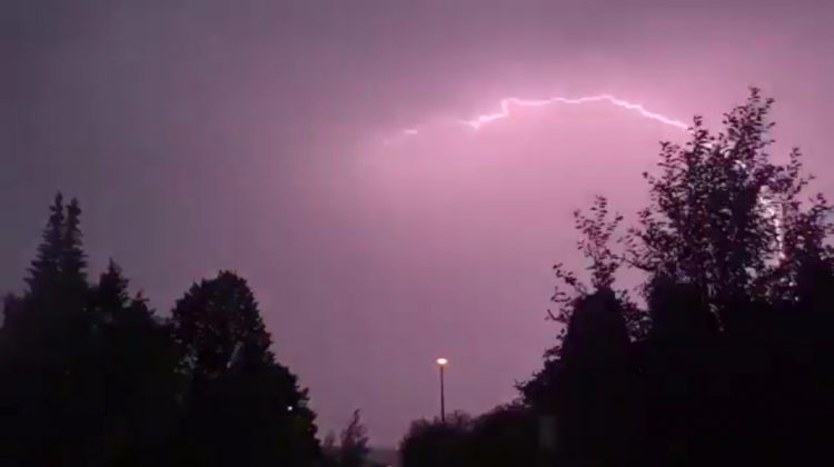 Vanderhoof under severe thunderstorm watch