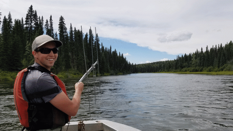 UNBC student dives deeper into declining White Sturgeon population