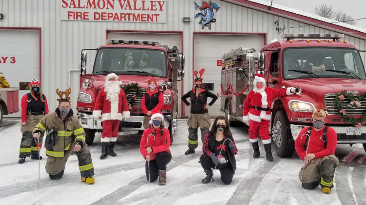 Salmon Valley Fire Department celebrates the holidays in a COVID safe way