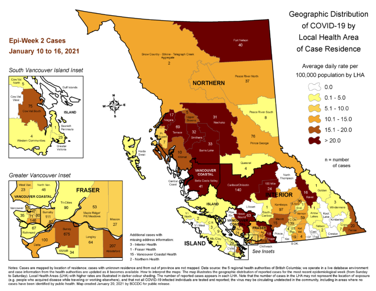 COVID cases increasing in Nechako region: BC CDC