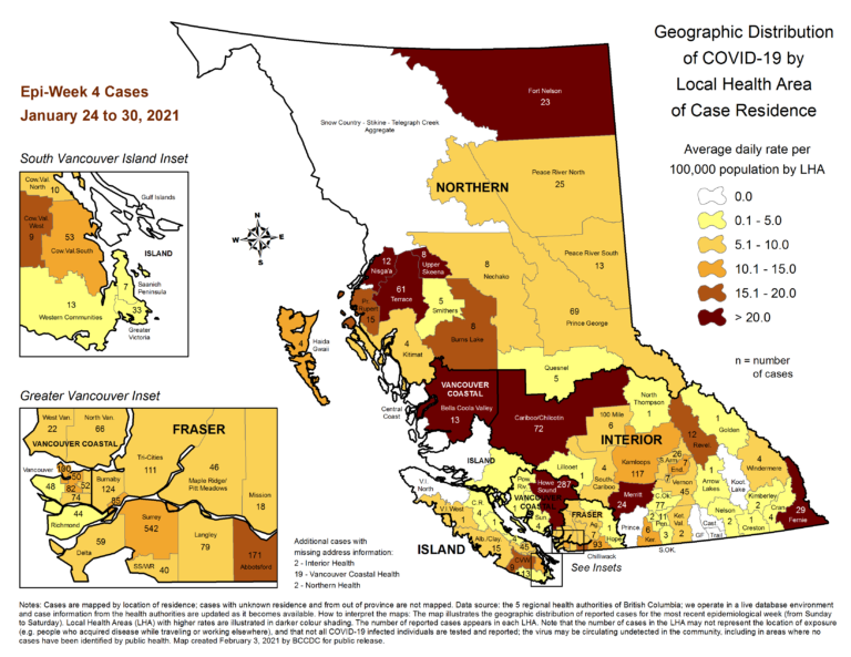 COVID-19 cases tick up in Prince George Health Area: BC CDC