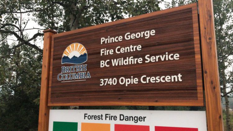 PG Fire Centre has second-highest amount of active wildfires in BC