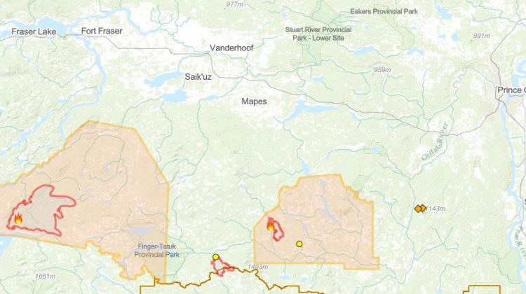 Evacuation orders issued for Grizzly Lake and Cutoff Creek