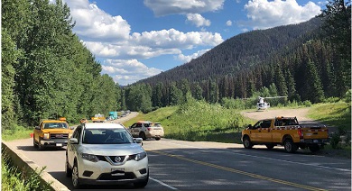 Two people suffer major injuries following crash near Chetwynd