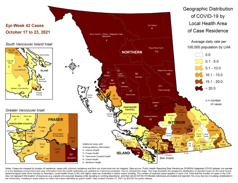 COVID-19 cases flatline in Nechako area but drop in Prince George