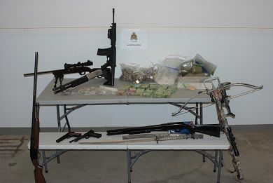 Guns, drugs and cash seized in Houston