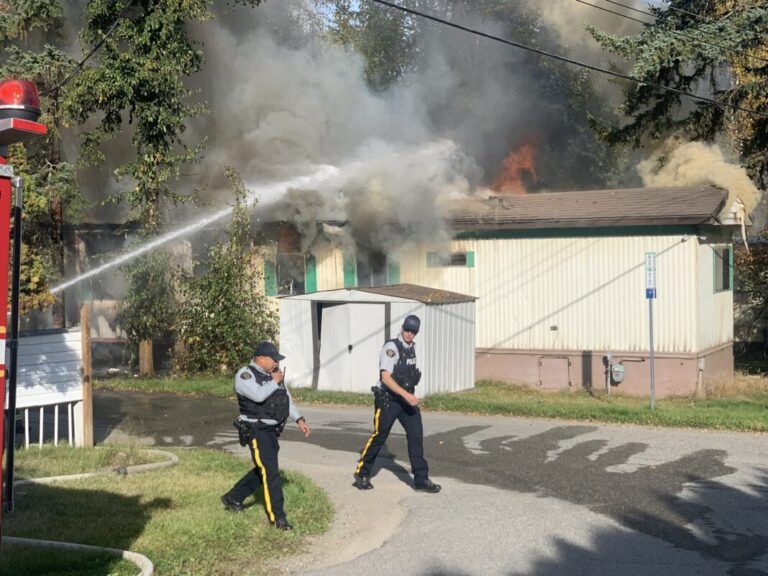 One person injured in trailer fire in West Quesnel