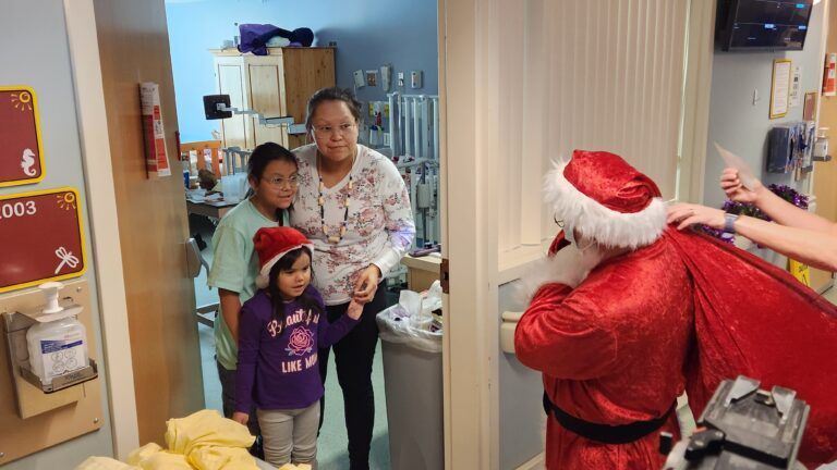 Santa Claus pays UNHBC pediatric ward an early Christmas visit
