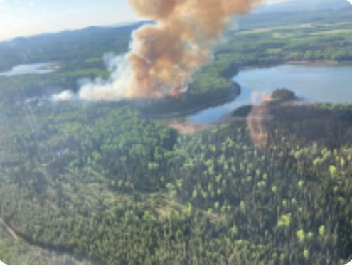 Fire activity increased over the weekend, but “nothing of concern,” – PG Fire Centre
