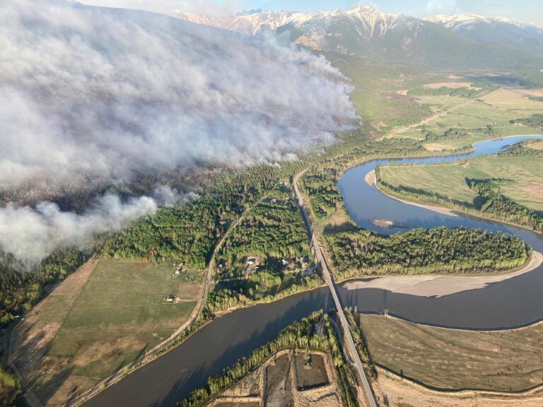 Teare Creek Wildfire being held, evacuation orders and alerts rescinded