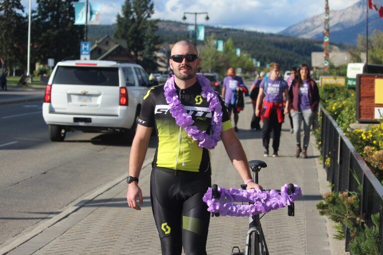 Prince George man cycling to Jasper to raise money for epilepsy supports