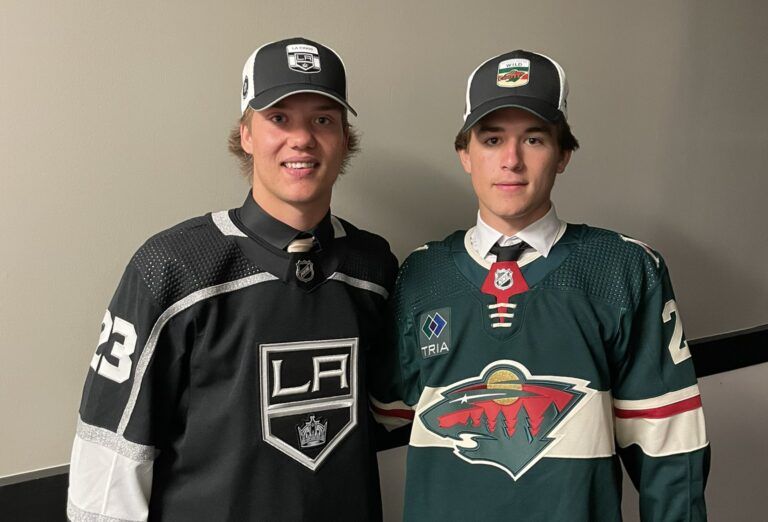 Heidt and Ziemmer relieved after hearing names called at NHL draft