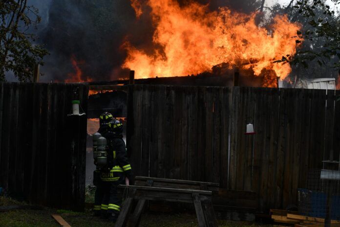 House destroyed by fire in West Quesnel