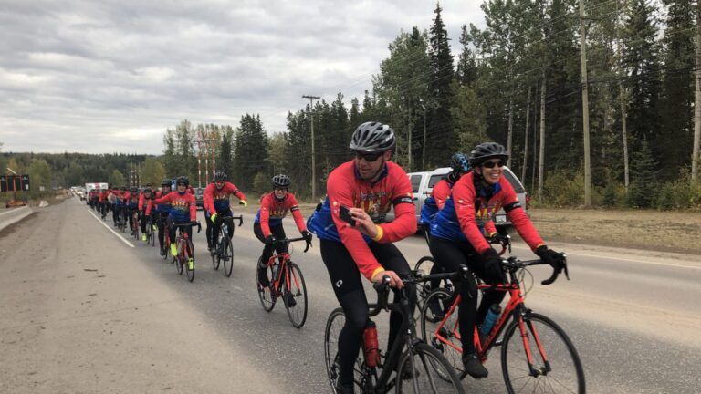 First responders cycling across Northern BC raising money for cancer