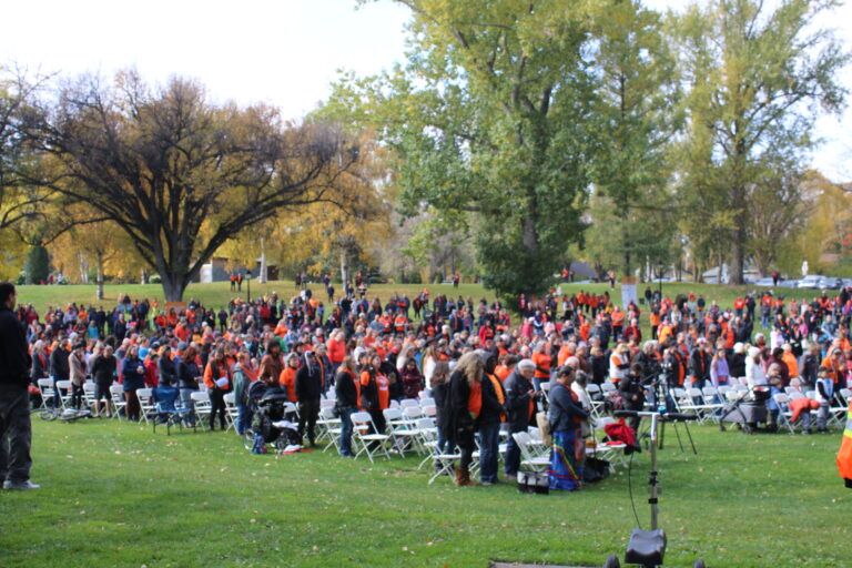 “It will take time to heal all this” hundreds gather for National Day for Truth and Reconciliation