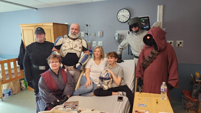 Star Wars cosplay team pays visit to kids in UHNBC