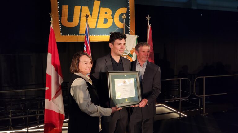 Carey Price receives honorary doctorate in UNBC’s class of 2024