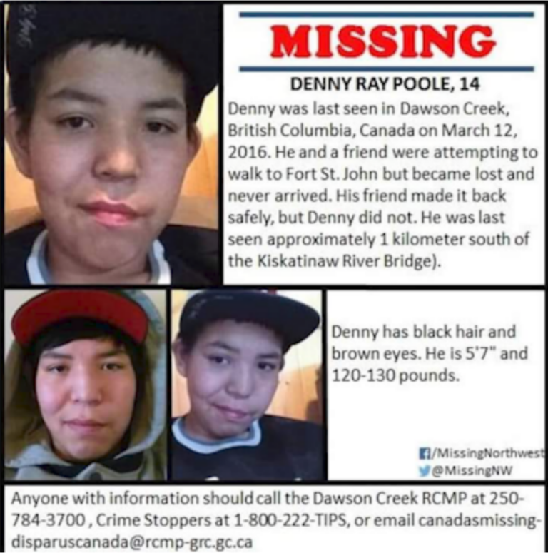 Weekend search to be held for Dawson Creek youth who went missing in 2016