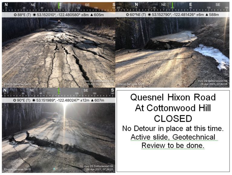 Quesnel area road to be permanently closed