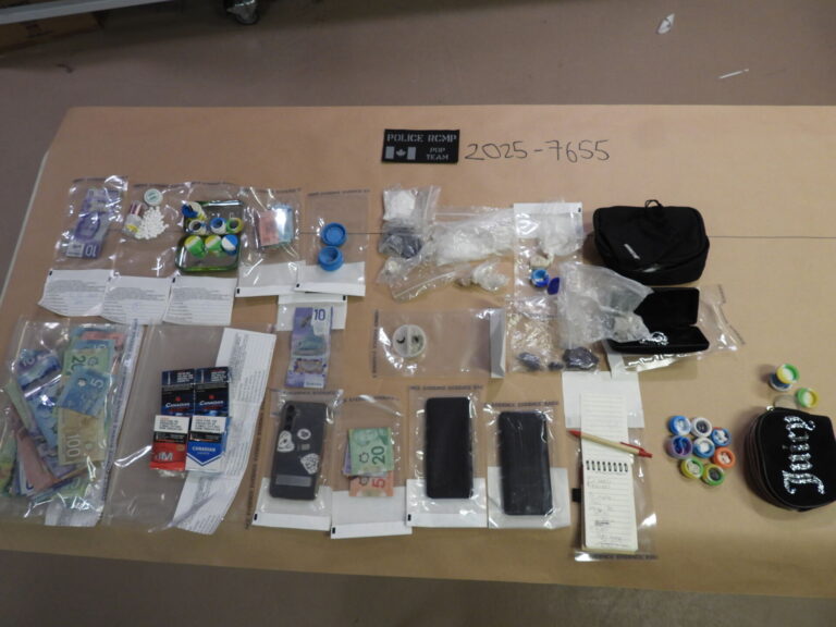 PG RCMP make pair of arrests after Massey Drive stop yields drugs, $14,000