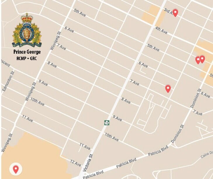 PG RCMP arrest known suspect for multiple break-and-enters