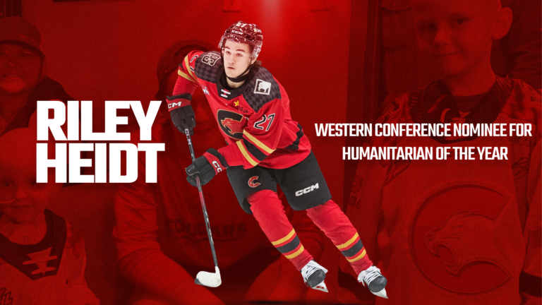 Heidt earns nomination for WHL’s Humanitarian of the Year award