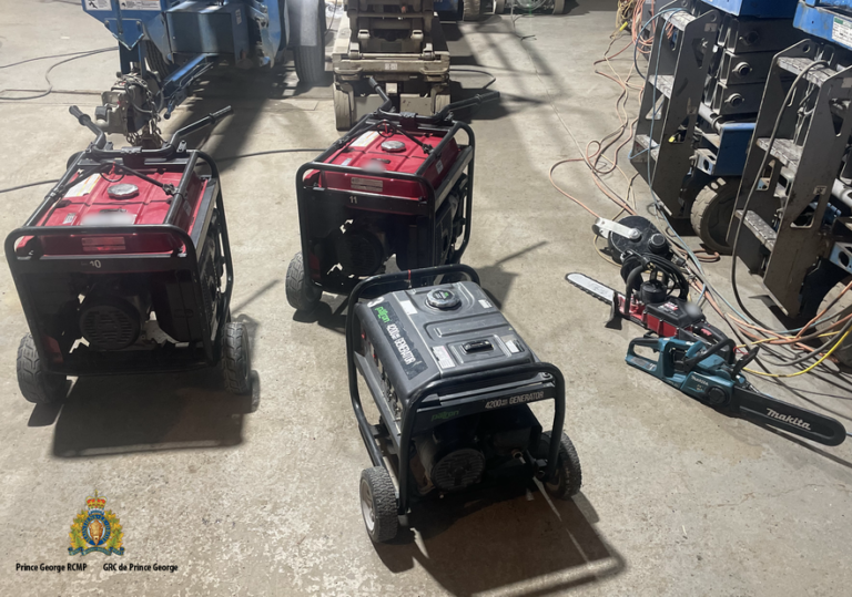 $12,000 worth of stolen equipment recovered, returned following Thacker Crescent investigation